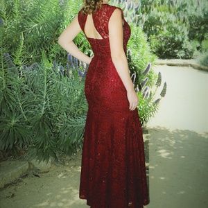Maroon Prom Dress